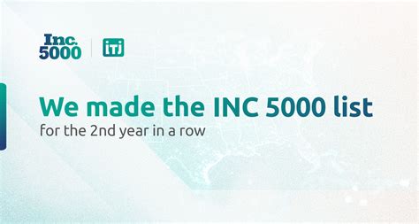 Itj Secures Spot On Inc 5000s Fastest Growing Companies List For