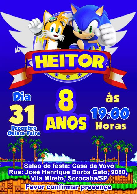 Haut Images Fundo Sonic Para Convite Fr Thptnganamst Edu Vn