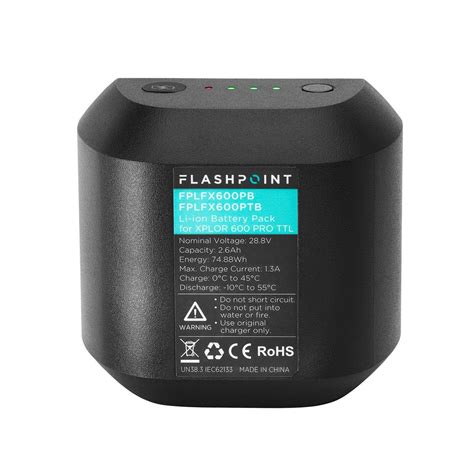 Flashpoint Rechargeable Lithium Ion Battery Pack For XPLOR 600 PRO