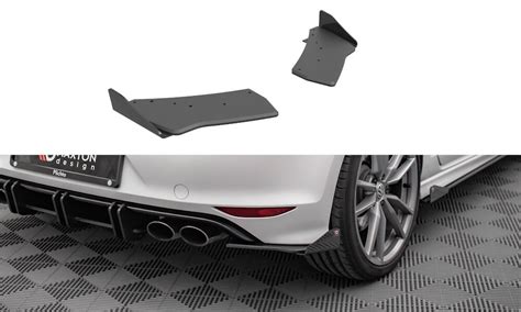 Street Pro Heck Ansatz Flaps Diffusor F R Vw Golf R Mk Rot Hochglan