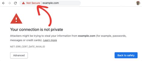 How To Fix Your Connection Is Not Private Error Step By Step Guide