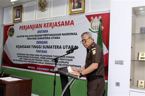 Tuntaskan Kasus KKN Kejati Sumut Tandatangani Perjanjian Kerjasama