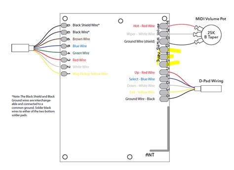 Wiring Diagram Guitar Godin