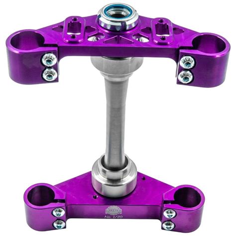 CNC Gabelbrücke Limited Edition Violett Racing ultraleichte Version