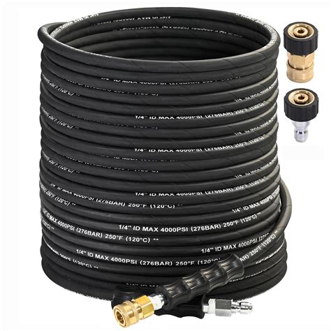 Amazon Toolcy Lightweight Pressure Washer Hose Hot Cold Water