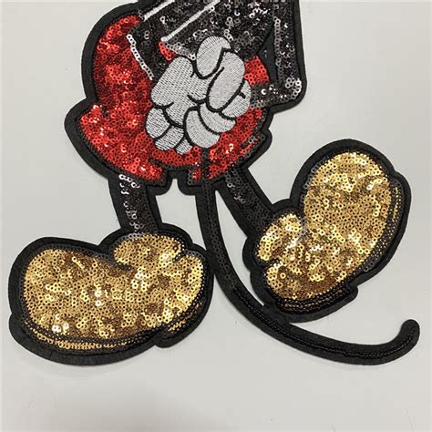 Large Cartoon Sequined Applique Patchpaillette Patchsequins Etsy