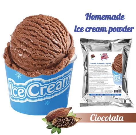 Praf pentru înghețată de casa ciocolata Don Gelato