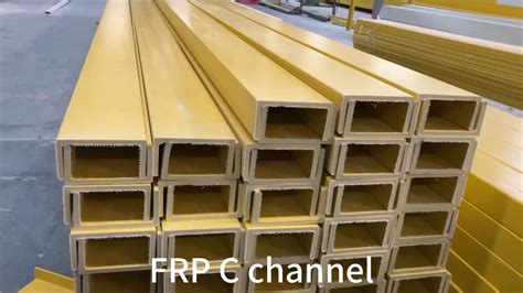 Structural Composite Material Frp Shape C And U Extruded Glass Fiber