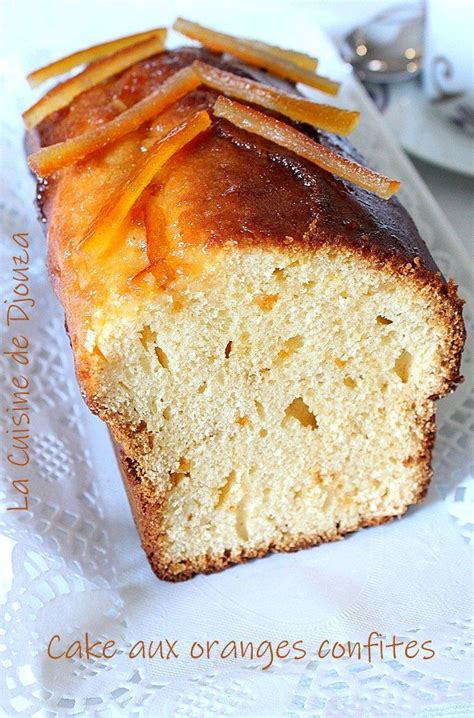 Cake aux écorces d oranges confites facile Recette Ecorce d orange