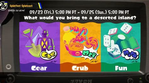 Splatoon S First Splatfest Date And Time Announced Gamerevolution