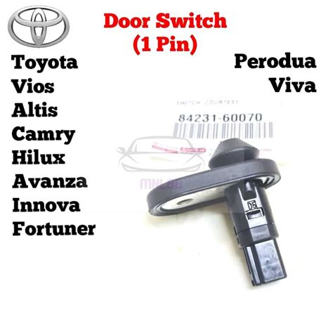 Toyota Vios Altis Camry Avanza Innova Hilux Fortuner Perodua Viva Door