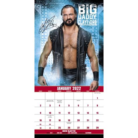 Get Ready For The New Year With The Wwe Wall Calendar 2024 Get