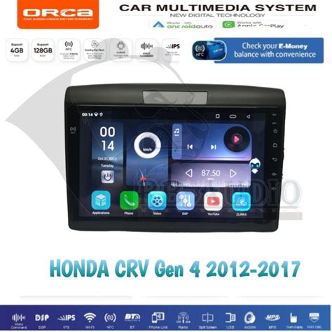 Jual Head Unit Android Orca Carplay Dsp Ips Honda Crv Inch