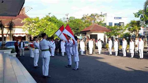 Pengukuhan Paskibraka Pj Wali Kota Banjar Pastikan Tidak Ada