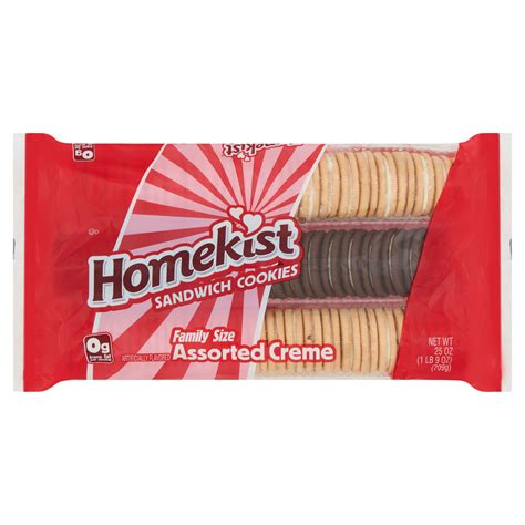 Homekist Assorted Creme Sandwich Cookie 25 Oz