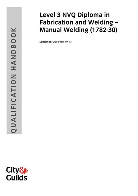 Pdf Level 3 Nvq Diploma In Fabrication And Welding Manual Dokumen Tips