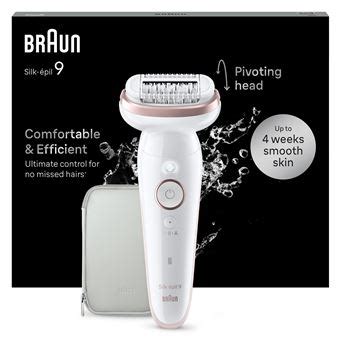 Epilateur électrique Braun Silk épil 9 SES 9 000 Blanc et Rose Achat