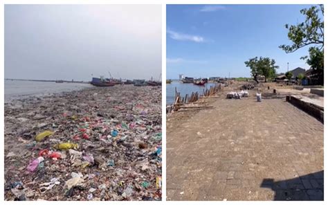 Dulu Viral Dibersihkan Pandawara Potret Pantai Teluk Labuan Kembali