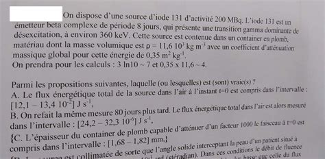 Radioactivit Et Flux N Rg Tique