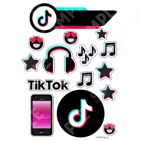 Tiktok Cake Topper Tik Tok Cake Topper Tiktok Theme Etsy The Best