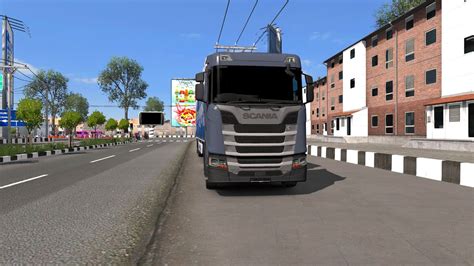 Euro Truck Simulator Scania Antar Logistik Ke Bukittinggi Map