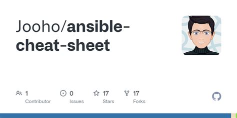 Github Joohoansible Cheat Sheet