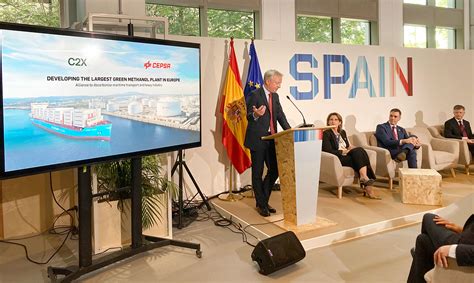 Cepsa Y C X Proyectan La Mayor Planta De Metanol Verde De Europa