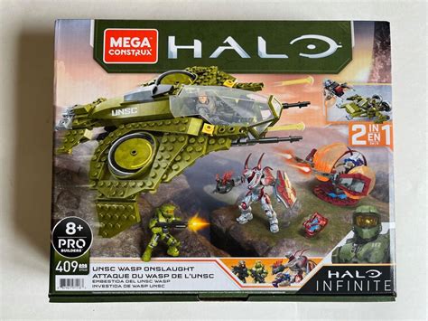 Mega Construx Halo Infinite Unsc Wasp Onslaught New Factory Sealed