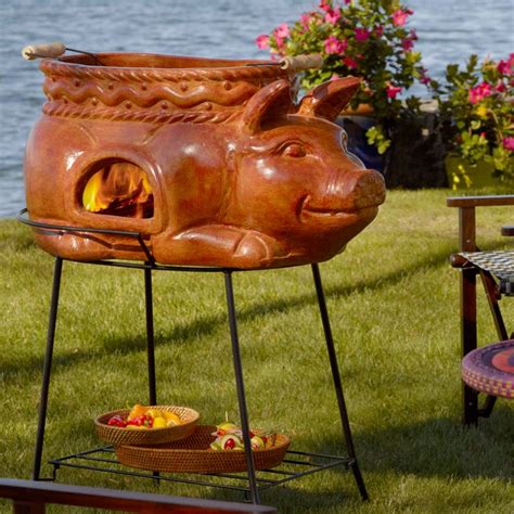 This Fabulous Terra Cotta Grill Is Great For Outdoor Cooking Vegetable