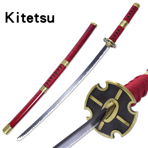 Douzoni Japanese Anime Cosplay Sword Roronoa Zoro Swords Real Steel