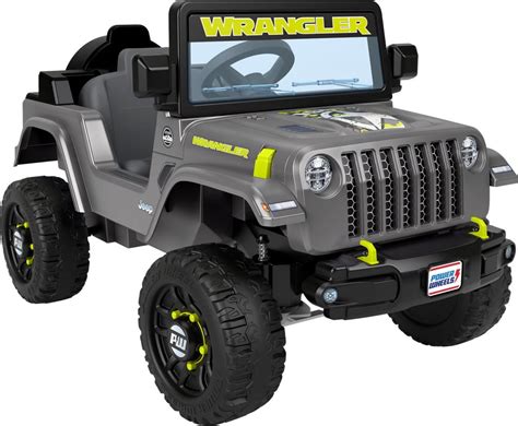 Power Wheels Jeep Wrangler Toddler Ride On Toy With Driving Sounds