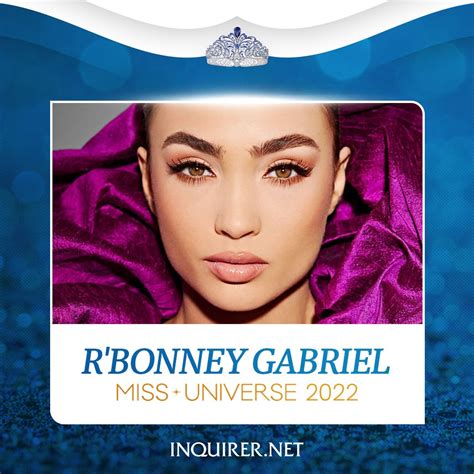 Inquirer On Twitter Congratulations 👑 Miss Usas Rbonney Gabriel