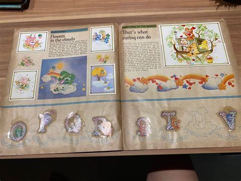 Panini Care Bears News Sticker Album Incomplete Hobbies Toys