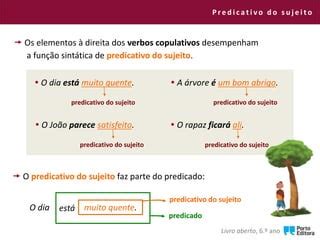 Predicativo Do Sujeito X Predicativo Do Objeto Portugues