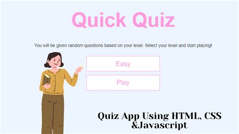 Quiz App Using HTML CSS And Javascript