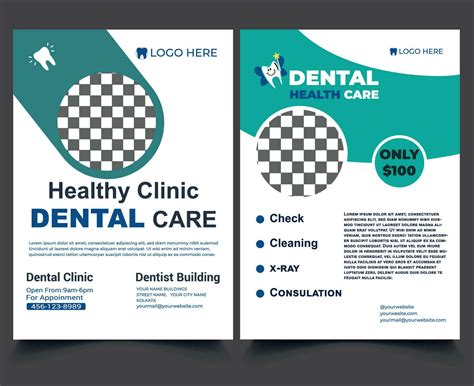 PModern Medical Dental Flyer Template Design Healthcare Business