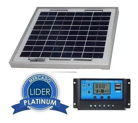 Kit Painel Placa Energia Solar Fotovoltaica 20 10 W 30w Frete grátis