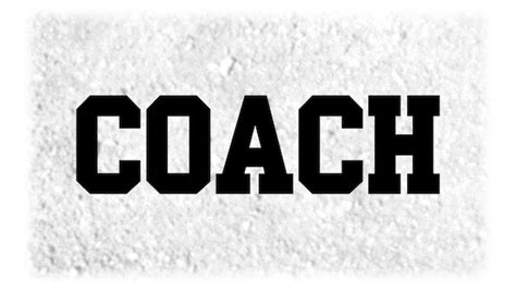 Sports Clipart: Black Word coach in Bold - Etsy Australia