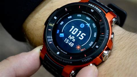 Casio Pro Trek F30 Smartwatch Hits The Trails In January Cnet