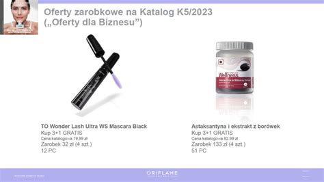 Praca Konsultantki Oriflame Zyski W Katalogu Oriflame Oriflame