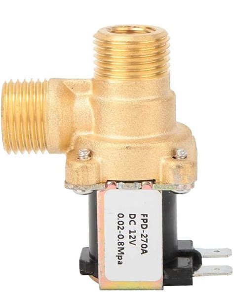 Válvula eletromagnética válvula solenoide elétrica de latão G1 2 20