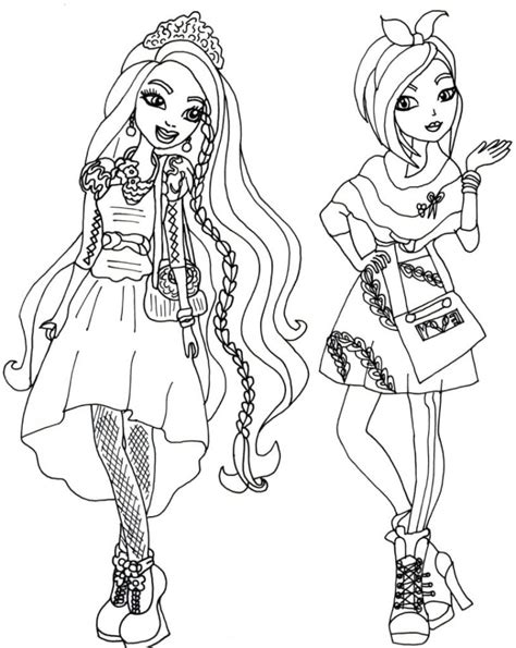 Coloriage Ever After High Coloriages à Imprimer Wonder Day