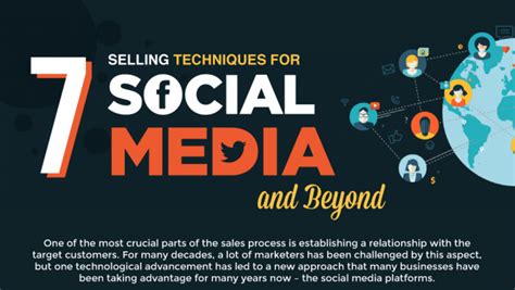 Infographic 7 Selling Techniques For Social Media And Beyond