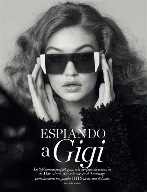 Gigi Hadid Elle Magazine Spain May 2017 Issue • Celebmafia