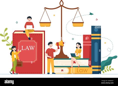 Law Firm Services With Justice Legal Advice Judgement And Lawyer