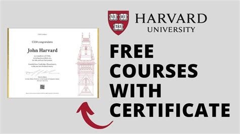 Harvard University Free Online Courses With Certificate Free Computer