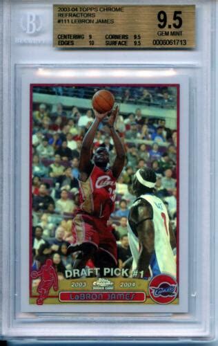 Search Collect On Twitter Lebron James Rookie 2003 04 Topps Chrome