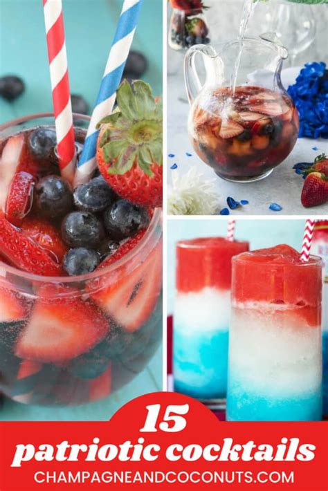 Patriotic Cocktails For The Fourth Of July Patriotic Cocktails