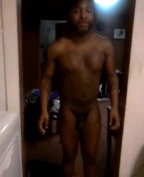 Naked Black Stud Recorded And Exposed By His Friends ThisVid