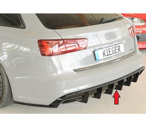 Aggressive Diffuser V Voor Audi A C Facelift S Line Sedan Avant